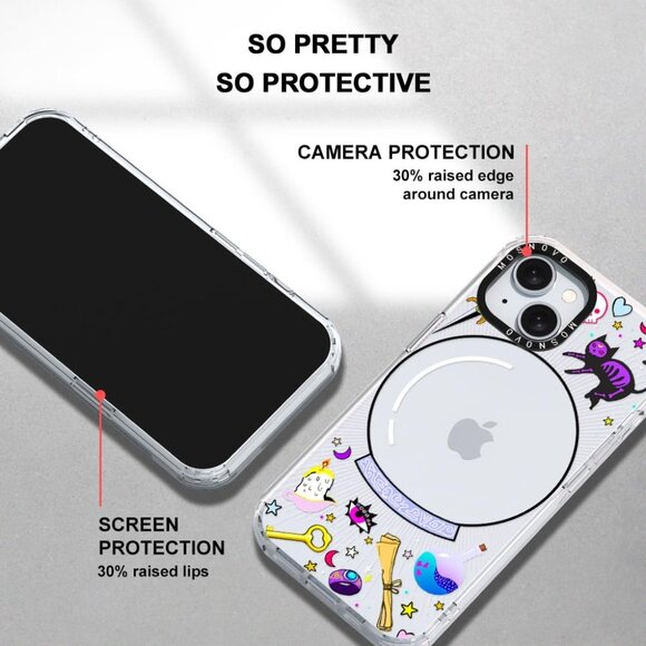 NEW Mosnovo Cats & Wizardry Case for iPhone 13 Pro Max 6.6ft Military Grade Drop - Picture 3 of 5